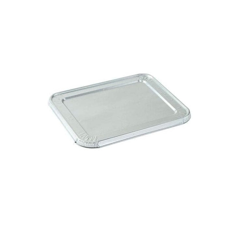  Demi-moule rectangulaire en aluminium avec couvercle - jetable pour la restauration, les buffets, les plats de réchaud, le rôtissage, la cuisson, la cuisson à la vapeur, la préparation des repas, l'entreposage au congélateur, les mets à emporter et les services de restauration (24)
