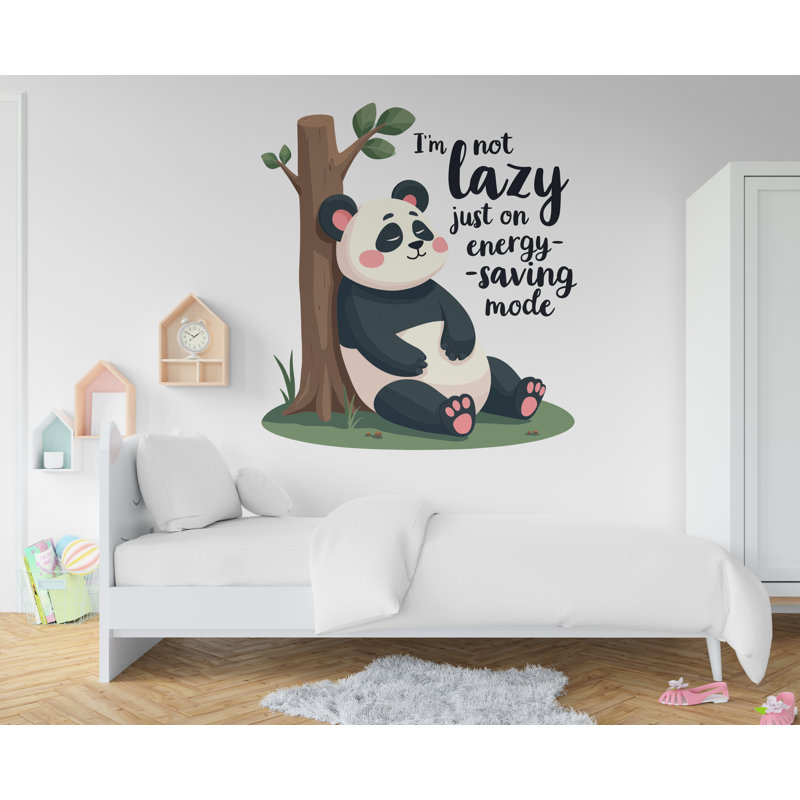 Panda Wall Decal, Panda Head Wall Art, Panda Room Wall Decor Panda Room Wall Sticker Panda Wall Decor Animals Stickers Panda Lover 409RS