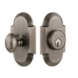 Nostalgic Warehouse Cottage Plate Single Cylinder Deadbolt