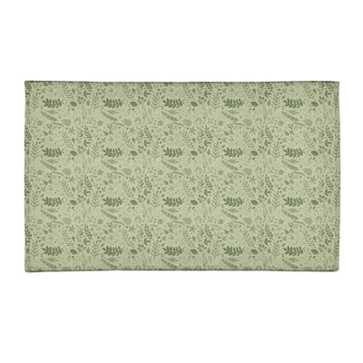 Chenille Floral Indoor Rug