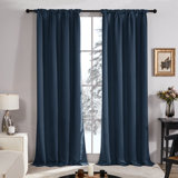 Andrijana Polyester Blackout Curtain Pair