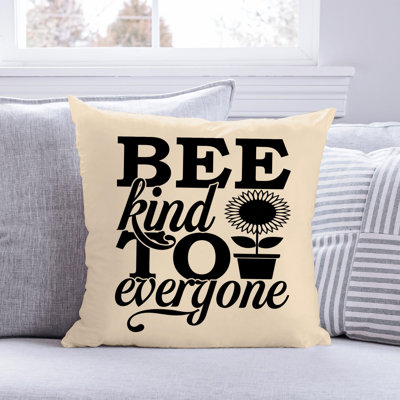Polyester/Polyester Blend Reversible Throw Pillow
