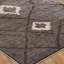 Urban Ridge Wool Hand Knotted Area Rug in Charcoal Lattice-633076779