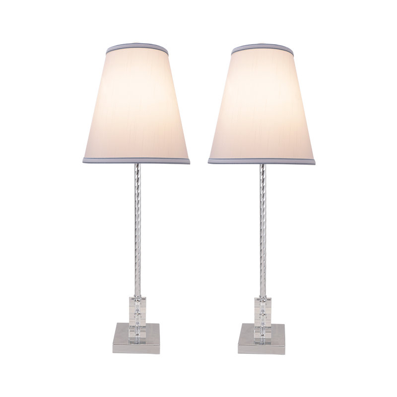 Metal Table Lamp, Chrome