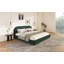 Lit tapissier en tissu de style crème, lit double simple pour chambre moderne-1619325356