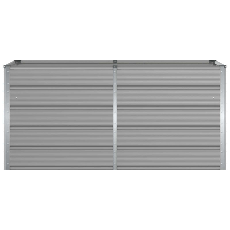Raised Garden Bed, Light Grey, 75cm H x 160cm W x 80cm D