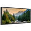 «Misty Mountain Valley with River and Forest», reproduction d'art sur toile encadrée très grande-982475773-982475716