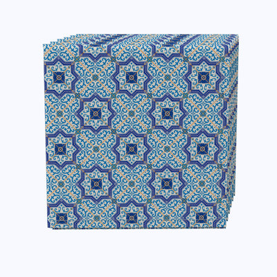 100% Cotton Geometric Square Napkin