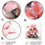 «Pink Zen Blossoms», art mural en métal-287426060