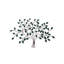 Contemporary Brammer Metal Tree Wall Art - Hand-Finished Floral Wall Décor for Indoor & Outdoor Home Spaces