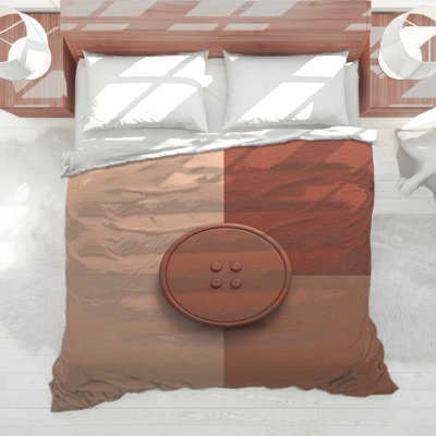 Textured Button Art Comforter