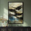 Art mural encadré, impressions murales abstraites rétro sur toile 16 po x 24 po-49168369-49168368