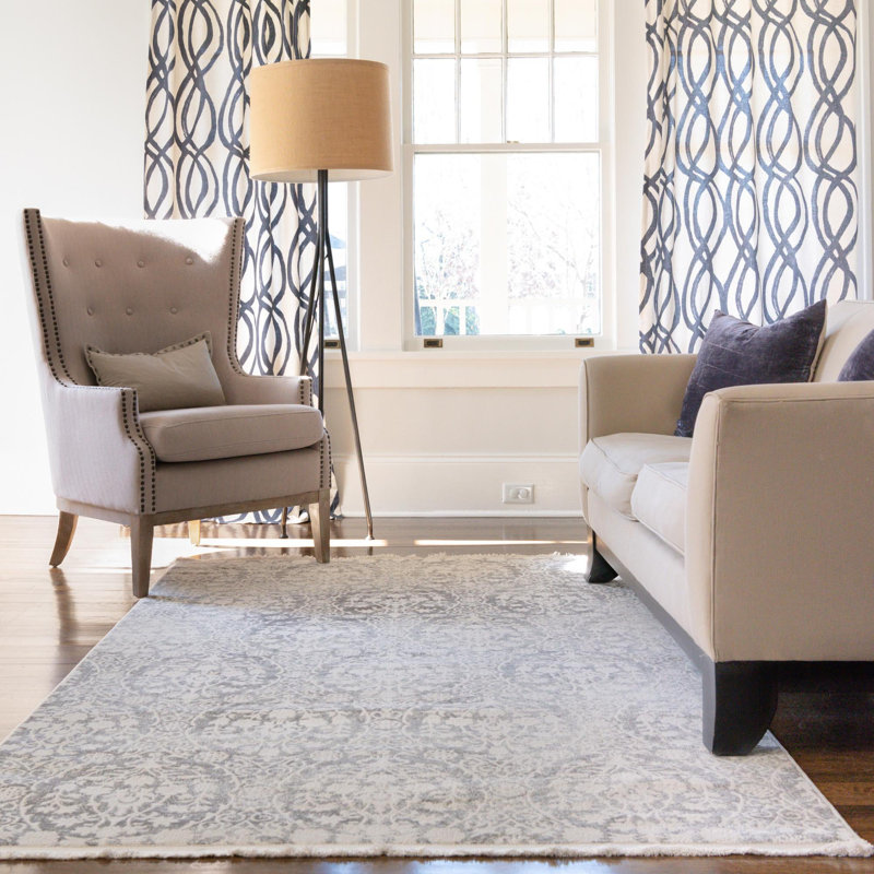 Teadora Floral Indoor Rug, Rectangle 7'1" x 10'
