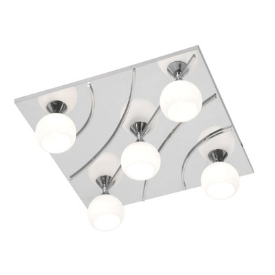 Manzano Glass Flush Mount