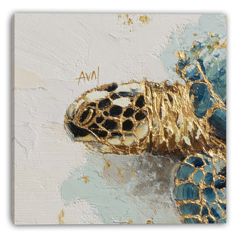 Art doré sur toile tendue Golden Grace