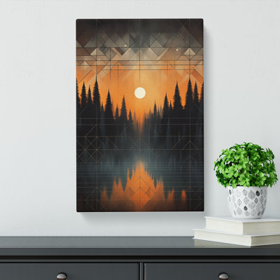 Winter Forest Geometric - Print
