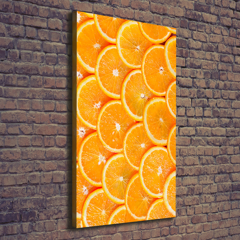 Orange Slices - Wrapped Canvas Print