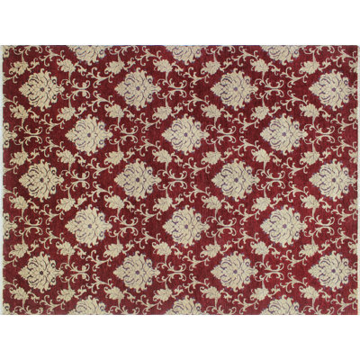 Tapis de la surface en laine 10 pi 4 po x 14 pi 1 po one-of-kind noué la Acree