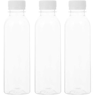 50 Pack) 12oz Empty Clear PET Plastic Juice Bottles with Black Caps -  Reusable Clear Bulk Beverage Containers with Tamper Evident Lids - Green  Juice, Smoothie, Milk, Meal Prep Juice Containers 