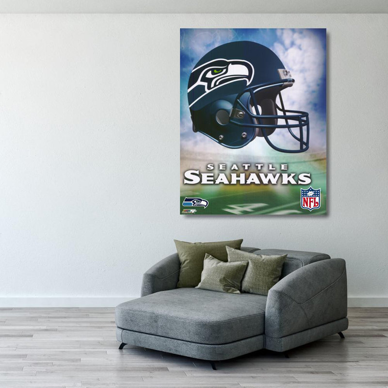 Logo du casque Seattle Seahawks, H 36 po x l 28 po