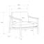 Fauteuil d'appoint en cuir véritable Rowan-1970161789