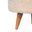 Feurstein 45cm Wide Round No Pattern Footstool Ottoman