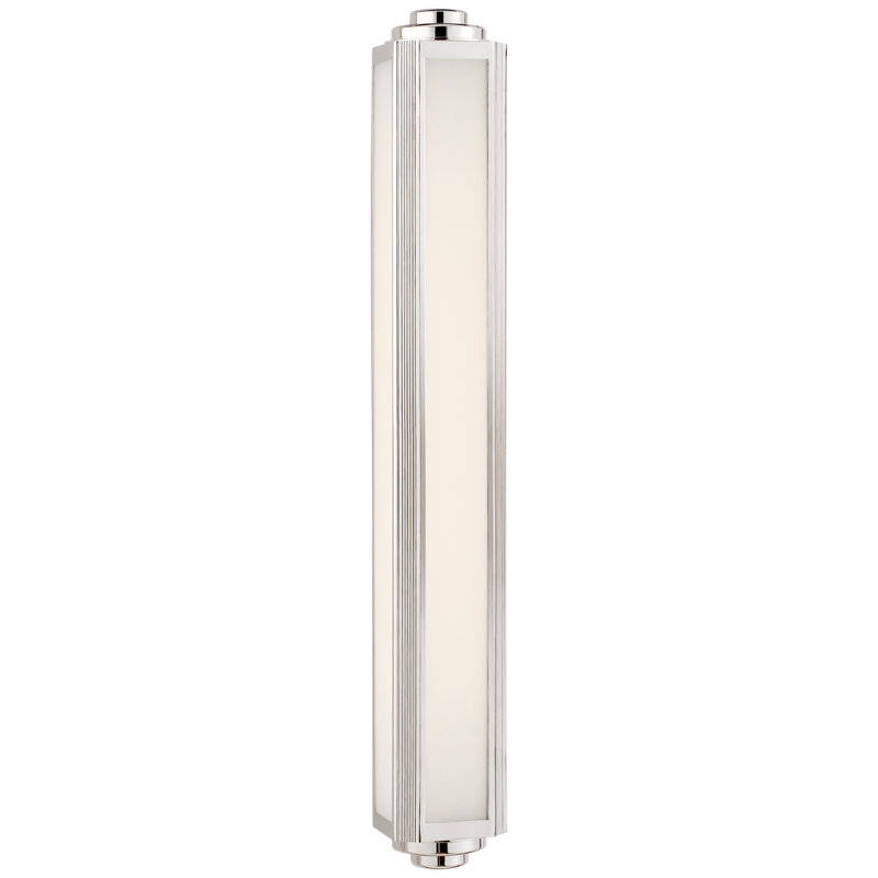 Ralph Lauren Keating Sconce, Polished Nickel, 35.75"H x 5"W x 5"D