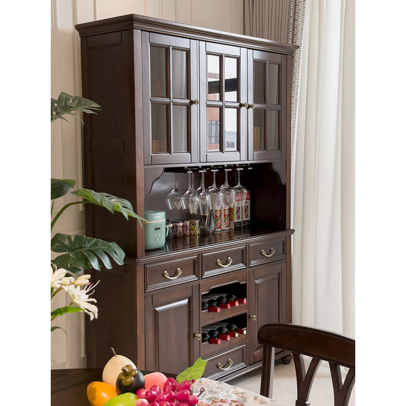 54-inch Solid Walnut Standard Pantry Cabinet