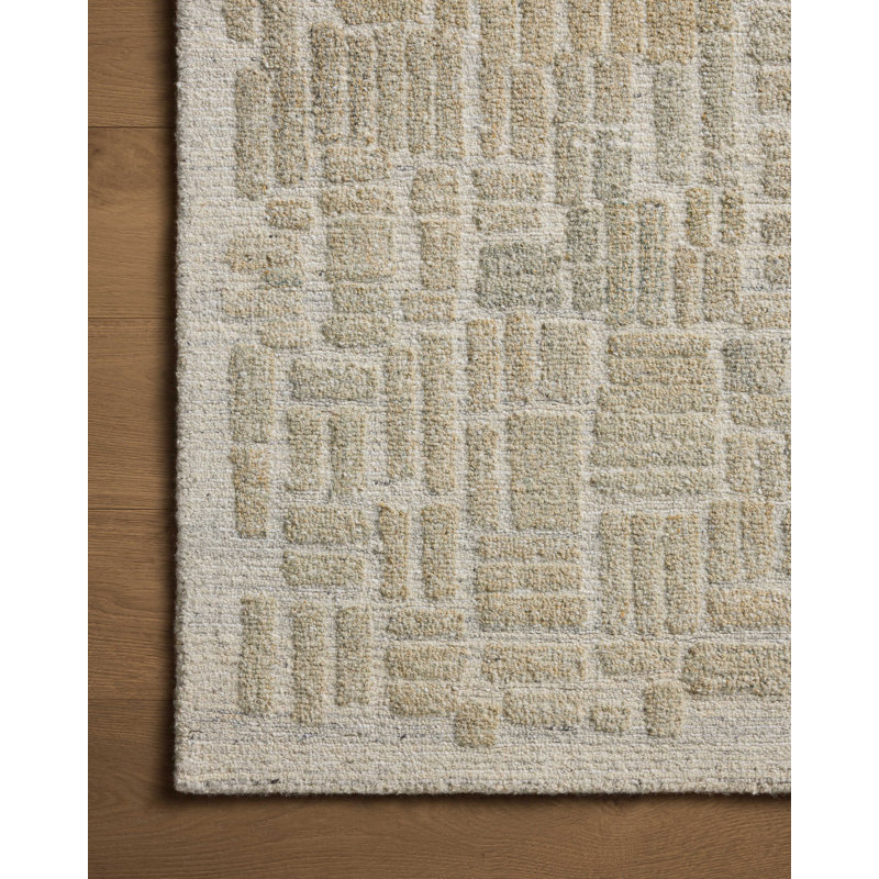 Laronde Pebble / Sage Area Rug, Rectangle 7'9" x 9'9"