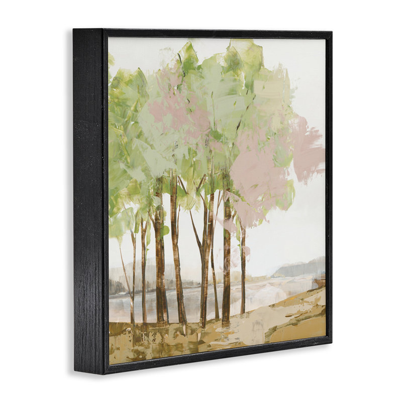 Giclée encadrée par Spring Awakening Forest, conception par Ian C., Giclée encadrée noir minuit, H 12 po x l 12 po