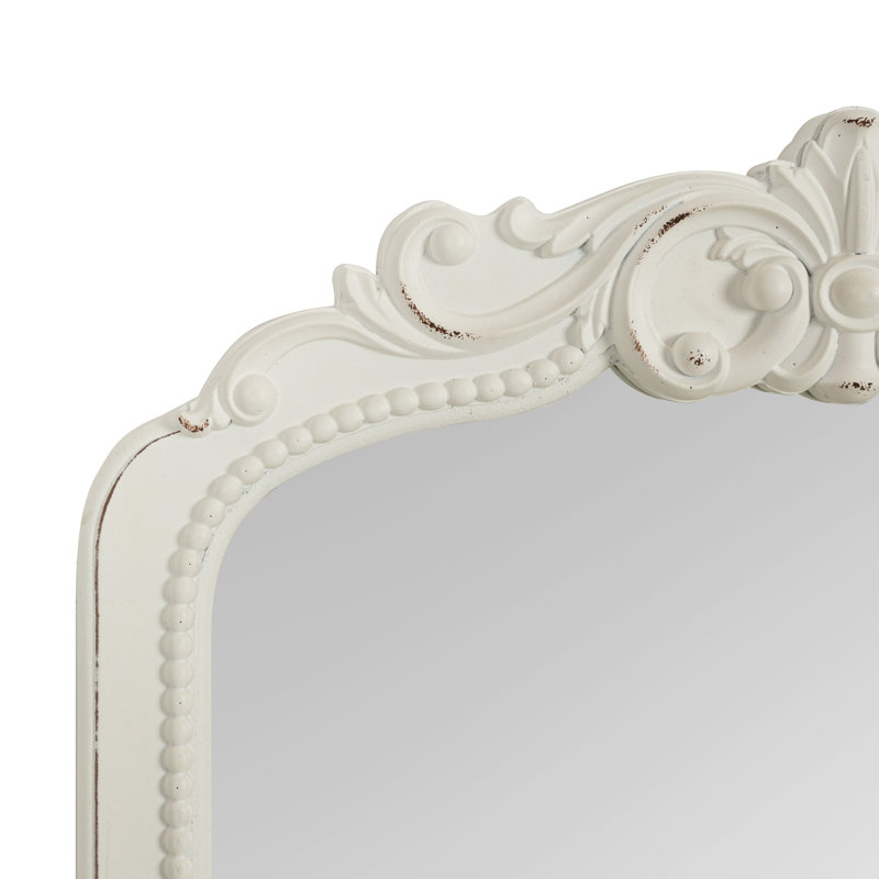 Avenn Odile Framed Wall Mirror 20X30 White, 30" H x 20" W