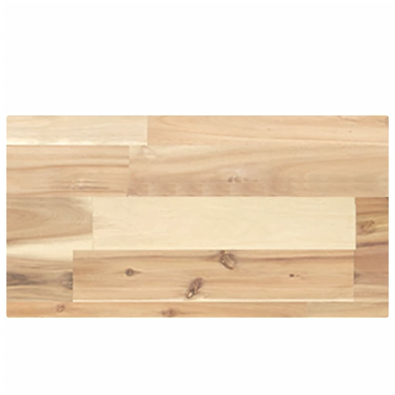 Alderic Solid Wood Floating Shelf, 4cm H x 40cm W x 20cm