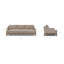 Acworth 99" Performance Fabric Sofa In Taupe Brown