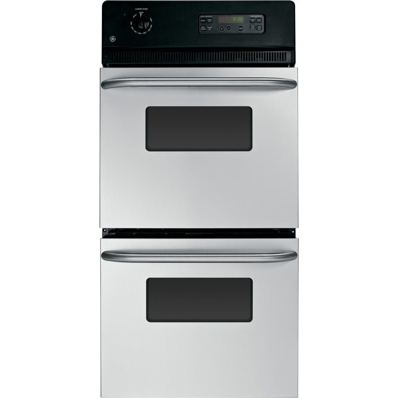 24" Self-Cleaning Electric Double Wall Oven, Stainless Steel