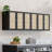71"W Rattan Wall Cabinets Set-114362841