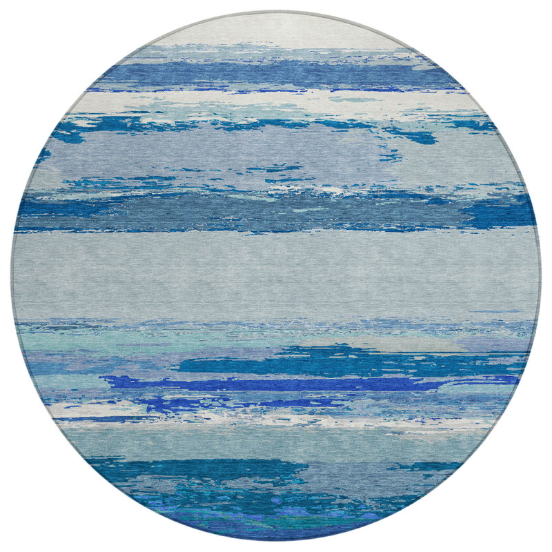 Tapis d'intérieur rond 8 po
