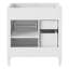 Meuble-lavabo 30 po sans lavabo supérieur - Armoire de rangement moderne avec 2 tiroirs, plateau basculant et tablettes réglables, portes à fermeture en douceur-745443733