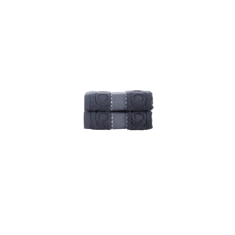 Essuie-mains 2 pièces Brooks Brothers, Anthracite