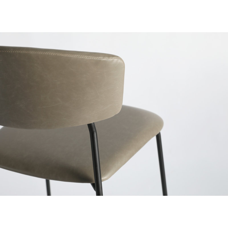 Tabouret de bar et de comptoir, Gris clair, Tabouret de comptoir (siège d'une hauteur de 26,5
