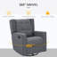 Fauteuil inclinable pivotant