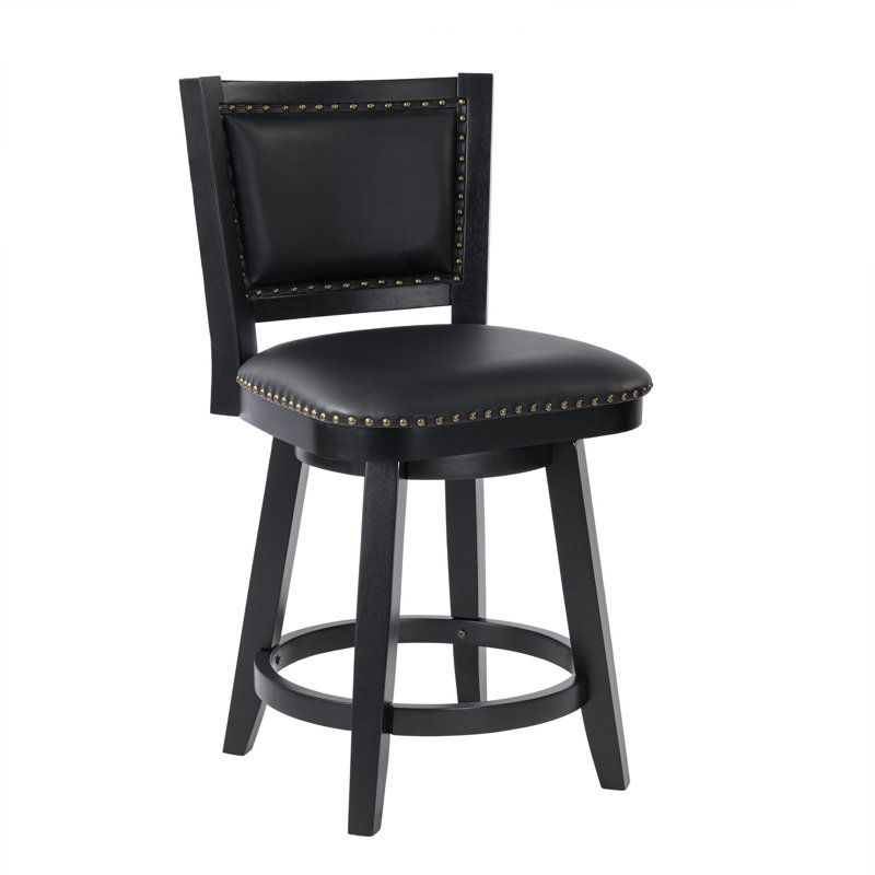 Kera Swivel Counter Stool with Metal Frame