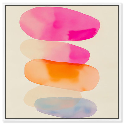 Pebble Palette, aquarelle abstraite par Art Remedy