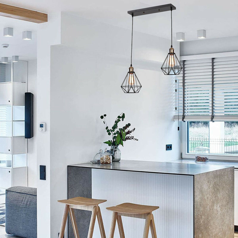 Biddle 2 - Light Black Pendant