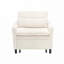 Fauteuil club en velours côtelé avec coussin-81531902