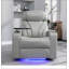 Fauteuil inclinable Power Motion avec port de charge USB et rangement pour accoudoirs, sièges de cinéma maison avec porte-gobelet-520763463