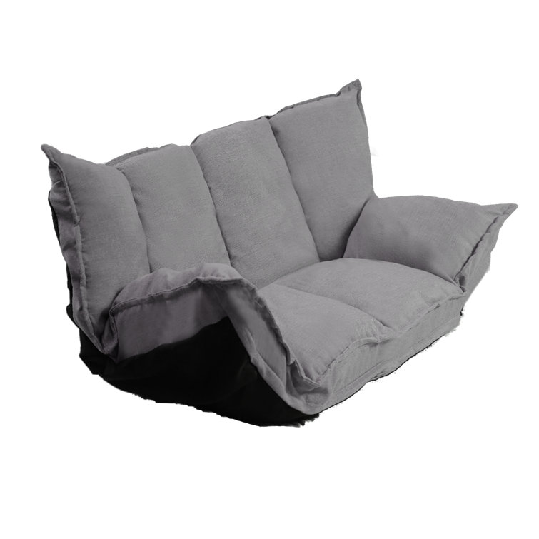 Brayden Studio® Twin Upholstered Pillow Back Futon Chair & Reviews