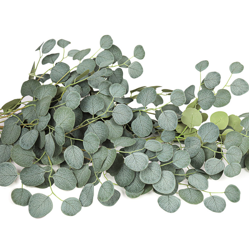 Eucalyptus artificiel en argent artificiel