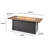 Havenwood Rectangle Smokeless Fire Pit Table with Hidden Fuel Tank-93699783-93699784