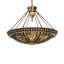 38" Wide Fleur-De-Lis Inverted Pendant