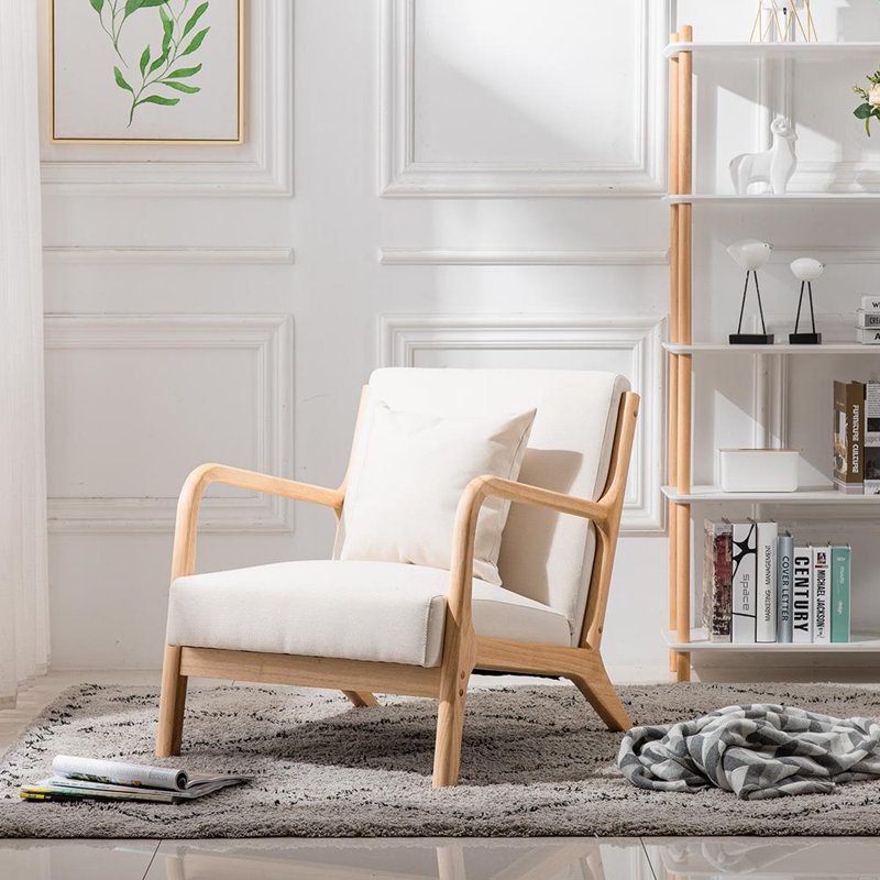 Fauteuil Dakota, Beige